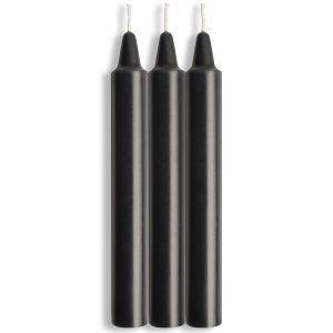 LACIRE BLACK DRIP PILLAR CANDLES