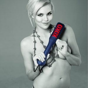 SEX & MISCHIEF XOXO PADDLE BLACK