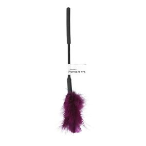 SEX & MISCHIEF FEATHER TICKLER 7IN PURPLE