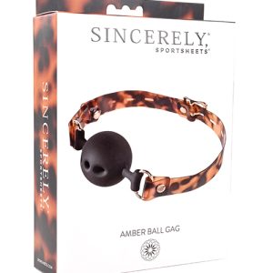 SINCERELY AMBER BALL GAG