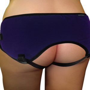 SS PLUS SIZE BEGINNERS PURPLE STRAP ON