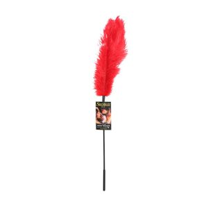 OSTRICH FEATHER RED