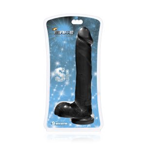IGNITE COCK W/BALLS 9 BLACK "