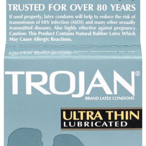 TROJAN ULTRA THIN LUBE 3PK