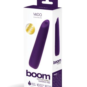 VEDO BOOM RECHARGEABLE WARMING VIBE DEEP PURPLE