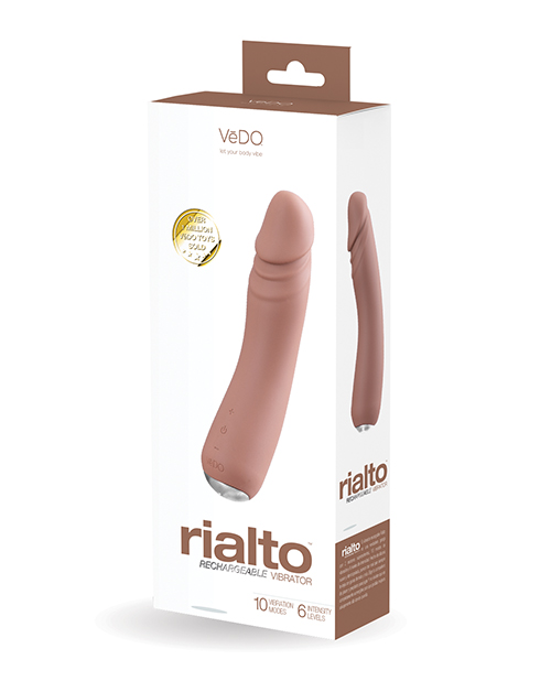 VIL0114rialtorechargeablevibratorbeige