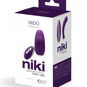 VEDO NIKI RECHARGEABLE PANTY VIBE DEEP PURPLE