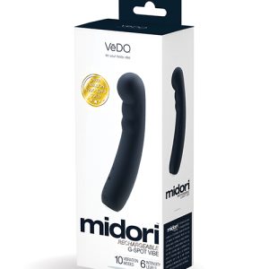 VEDO MIDORI RECHARGEABLE GSPOT VIBE JUST BLACK