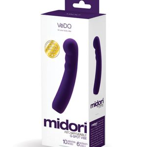 VEDO MIDORI RECHARGEABLE GSPOT VIBE DEEP PURPLE