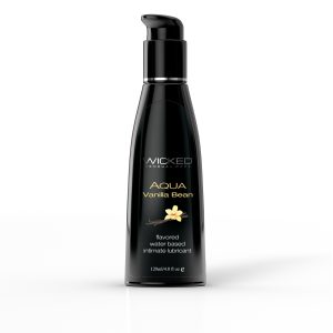 WICKED AQUA VANILLA BEAN LUBE 4 OZ