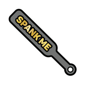 SPANK ME PADDLE PIN (NET)