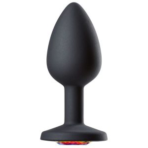 CLOUD 9 GEMS BLACK SILICONE ANAL PLUG SMALL