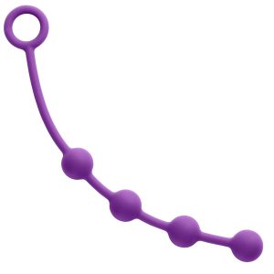 SILICONE ANAL BEAD SMALL PLUM