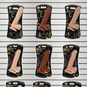 PRO SENSUAL PREMIUM SILICONE DONG PLANOGRAM 12PC 6 7 8 9IN