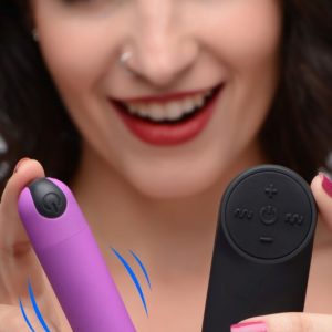 BANG! VIBRATING BULLET W/ REMOTE CONTROL PURPLE