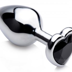 BOOTY SPARKS BLACK HEART GEM ANAL PLUG MEDIUM