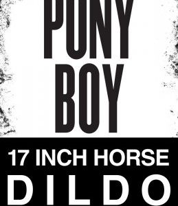 MASTER COCK PONY BOY 17IN HORSE DILDO