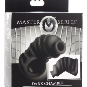 MASTER SERIES DARK CHAMBER SILICONE CHASTITY CAGE