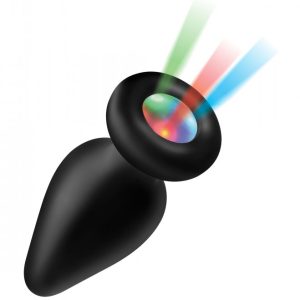 BOOTY SPARKS SILICONE LIGHT-UP ANAL PLUG LARGE