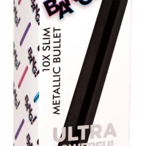 BANG! 10X SLIM METALLIC BULLET BLACK
