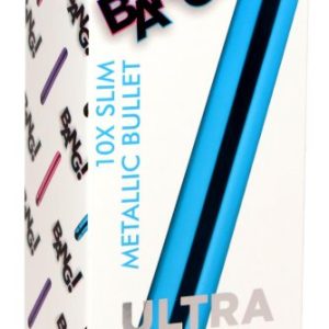 BANG! 10X SLIM METALLIC BULLET BLUE