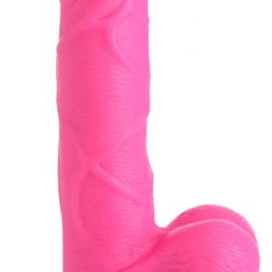 POP 6.5IN DILDO W/ BALLS PINK