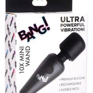 BANG! 10X VIBRATING MINI WAND BLACK