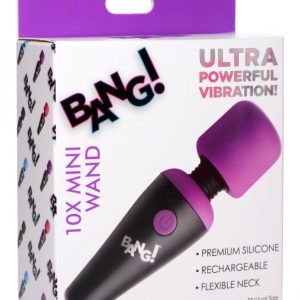 BANG! 10X VIBRATING MINI WAND PURPLE