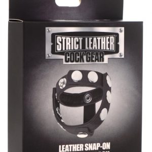 STRICT LEATHER COCK GEAR SNAP ON HARNESS BLACK
