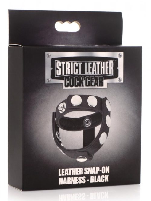 XRAG844strictleathersnaponharnessblack