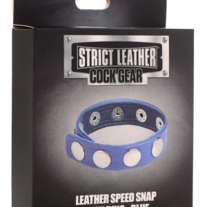 STRICT LEATHER COCK SPEED SNAP COCK RING BLUE