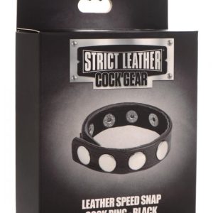 STRICT LEATHER COCK SPEED SNAP COCK RING BLACK
