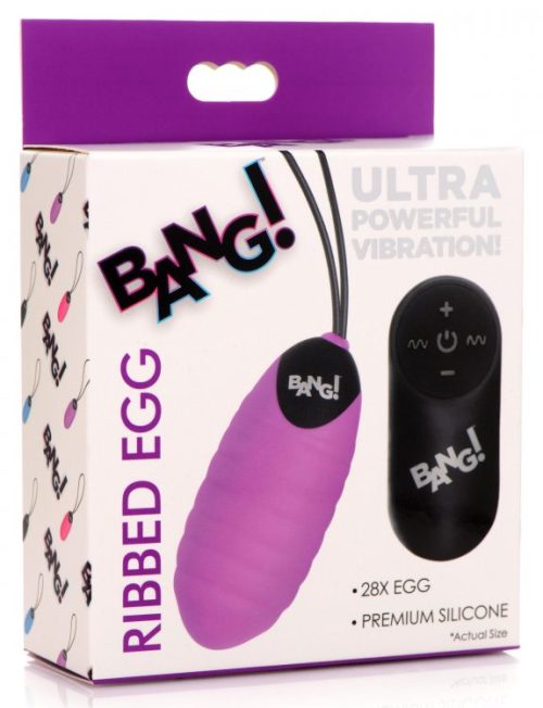 XRAG951bangribbedeggvibratorpurple