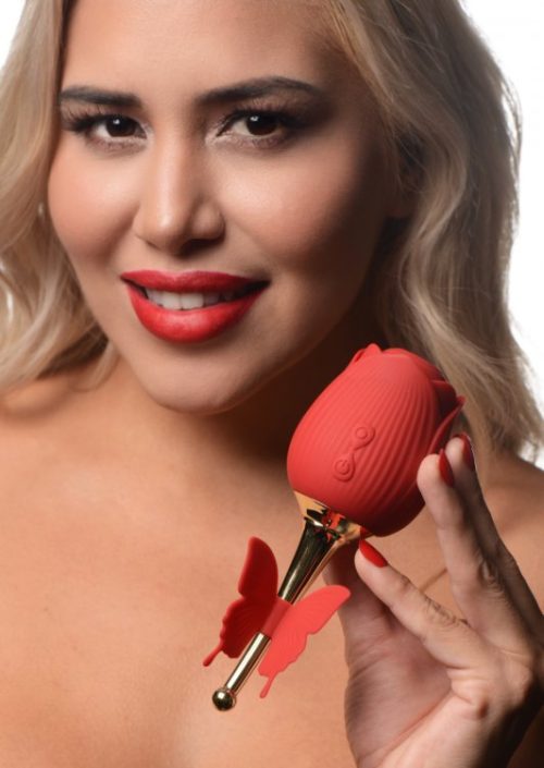 XRAG954suckingrosebutterflyteasermodel