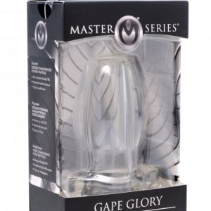 MASTER SERIES GAPE GLORY CLEAR HOLLOW ANAL PLUG