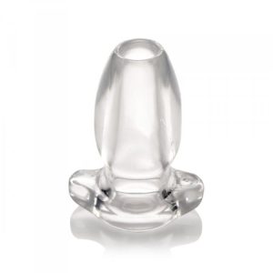 MASTER SERIES PEEPHOLE CLEAR HOLLOW ANAL PLUG