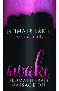 INTIMATE EARTH AWAKE MASSAGE OIL 4OZ