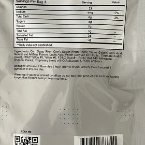 BONER BEAR MALE ENHANCEMENT GUMMY 1PK (6 PCS) (NET)