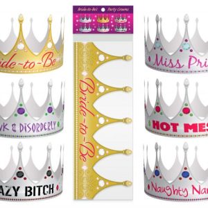 BRIDE TO BE PARTY CROWNS
