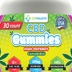 420 HEALTH CBD GUMMIES 30CT BOTTLE 600MG