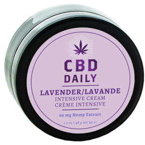 CBD DAILY INTENSIVE CREAM IN LAVENDER 1.7 OZ