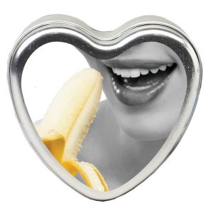 CANDLE 3-IN-1 HEART EDIBLE BANANA DAIQUIRI 4.7 OZ
