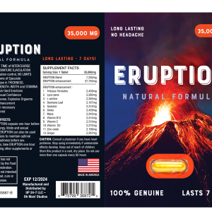 ERUPTION (EACH) (NET)