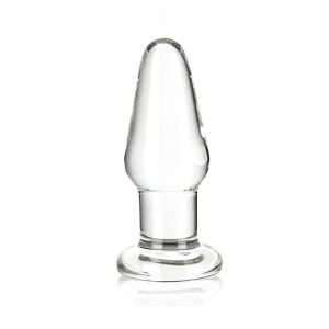 GLAS GLASS BUTT PLUG 3.5 "
