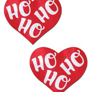 PASTEASE RED & WHITE HO HO HEARTS