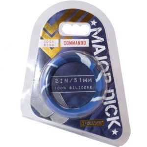 MAJOR DICK COMMANDO SILICONE DONUT BLUE CAMO (2.0IN./51MM)