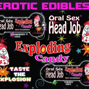 HEAD JOB ORAL SEX CANDY STRAWBERRY RED