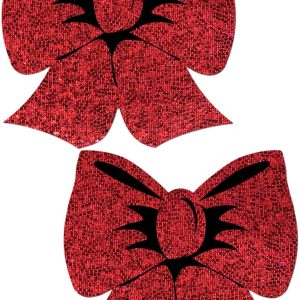 PASTEASE HOLOGRAPHIC RED BOWS