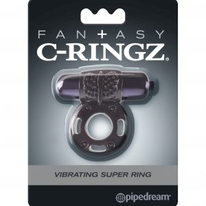 FANTASY C RINGZ VIBRATING SUPER RING BLACK