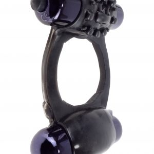 FANTASY C RINGZ DUO VIBRATING SUPER RING BLACK